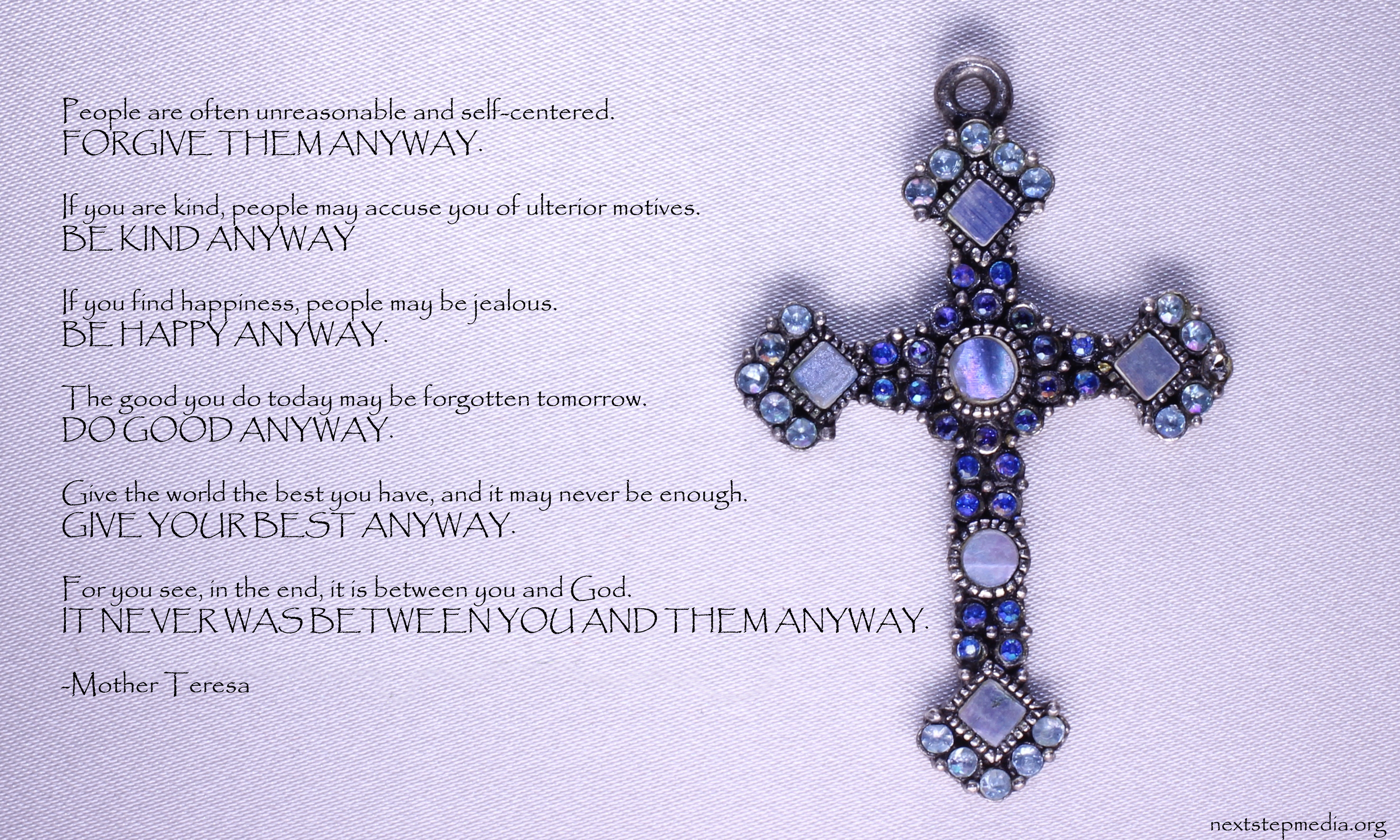 It's not between you and them